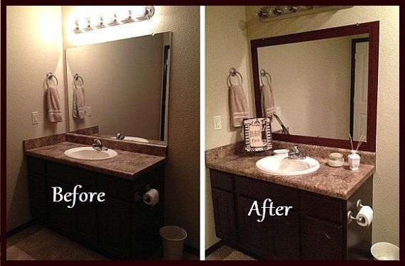 Stick On Frames For Bathroom Mirrors