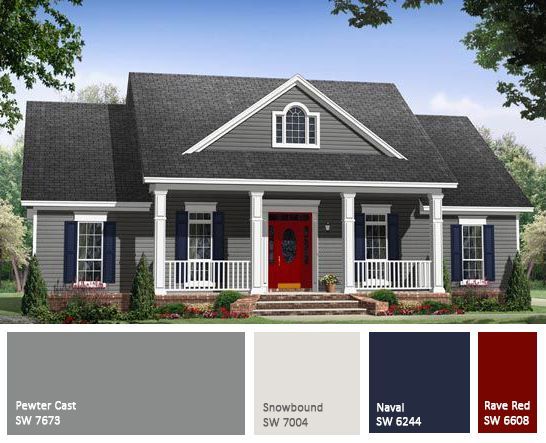 Grey House Exterior Color Schemes