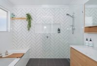 Herringbone Tiles Bathroom