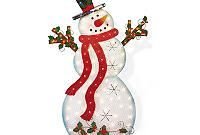 Metal Snowman Outdoor Decorations
