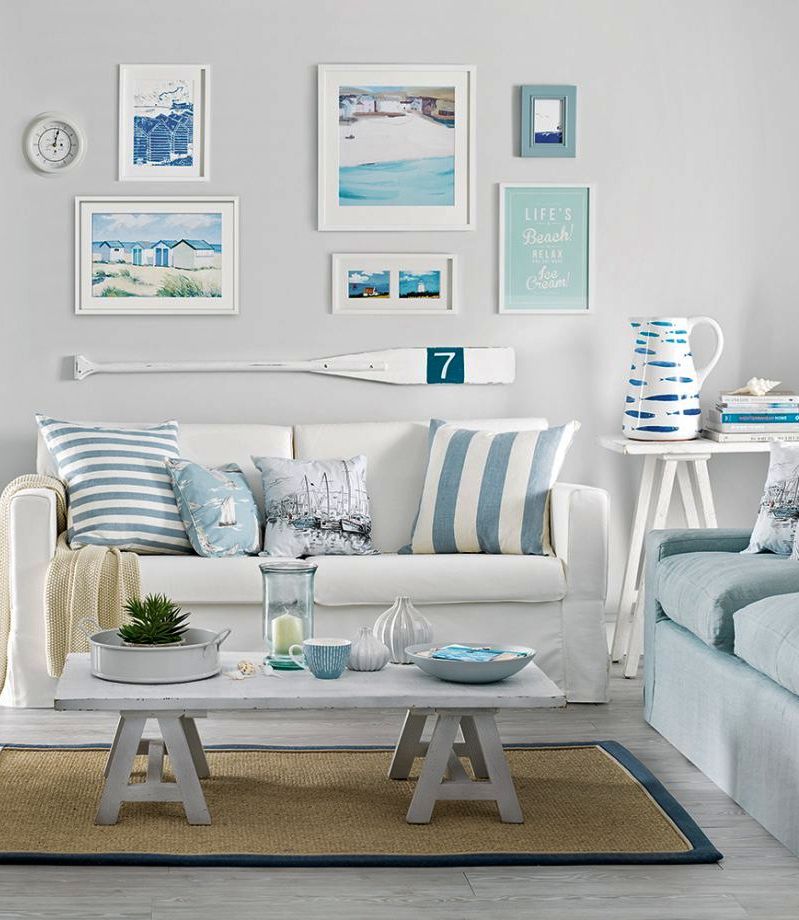 20 Coastal Living Room Furniture, Seaside Living Room Decor