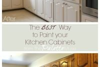 Best Way To Paint Kitchen Cabinets