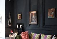 Black Wall Living Room