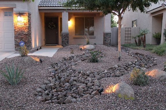 20 Front Yard Desert Landscaping Ideas On A Budget MAGZHOUSE