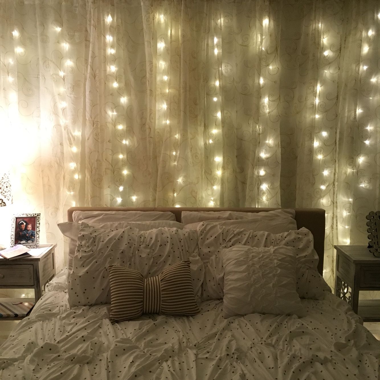 Curtain Lights Bedroom