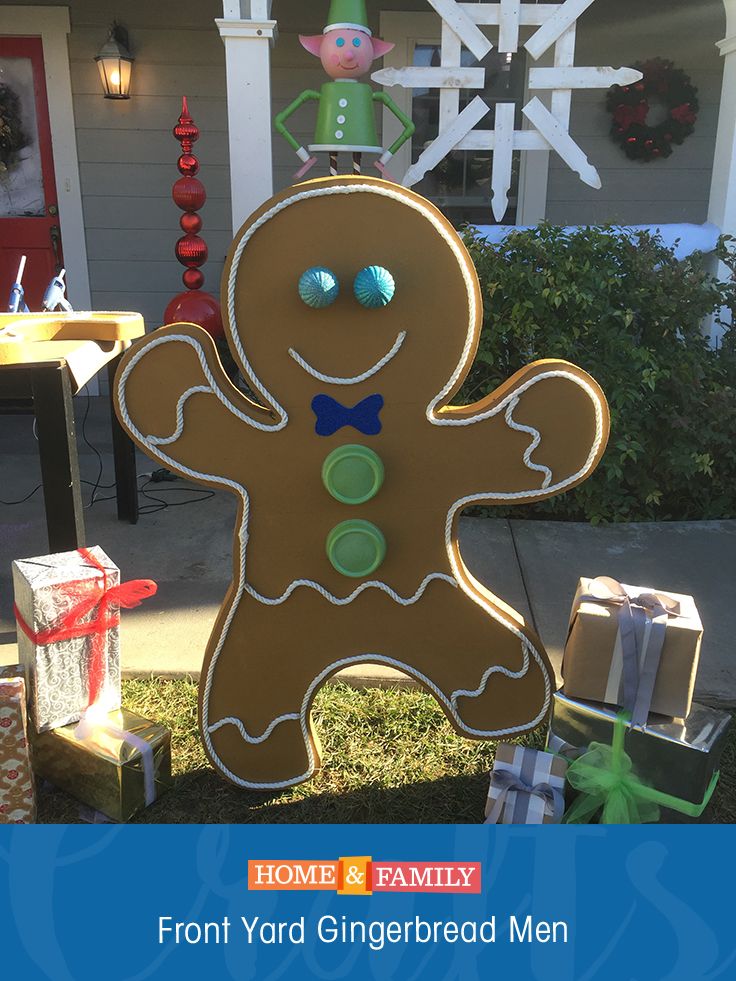 Gingerbread Man Outdoor Decorations