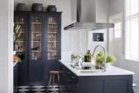 Black And White Tile Floor Kitchen