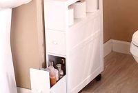 Slim Bathroom Storage