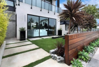 Modern Front Yard Fence