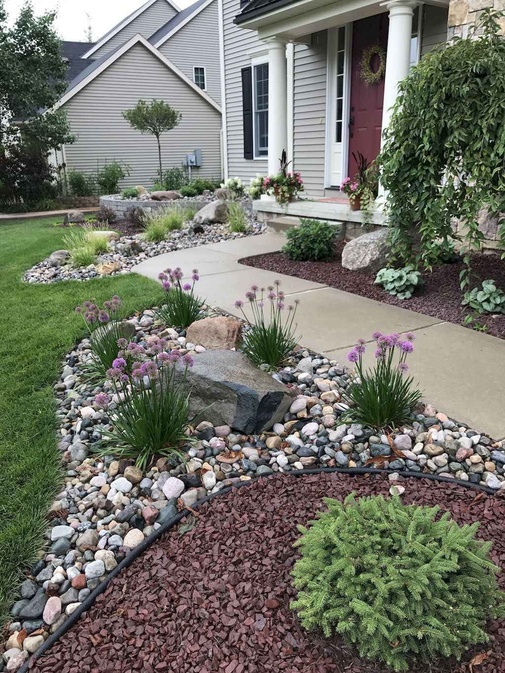 Gravel landscaping ideas for front yard