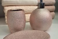 Rose Gold Bathroom Set