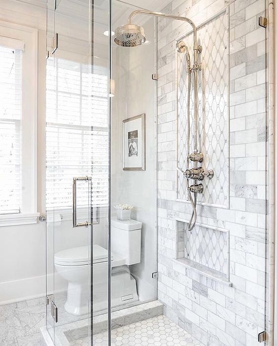 20 Carrara Marble Bathroom Magzhouse, White Marble Tile Bathroom Ideas