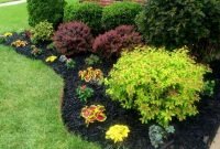 Black Mulch Garden Ideas