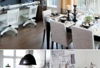 Home Office In Dining Room