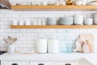 Kitchen With Shelves Instead Of Cabinets
