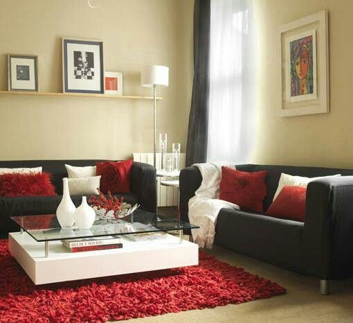 Red Living Room Ideas
