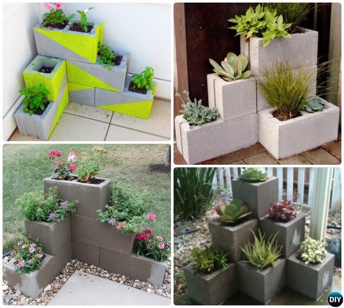 Concrete Block Garden Ideas