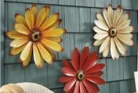 Metal Flower Outdoor Decor