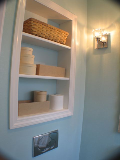 Recessed Bathroom Shelves