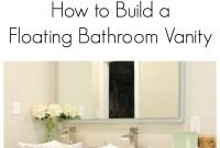 DIY Bathroom Vanity Plans