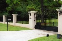 Front Yard Fence With Driveway Gate