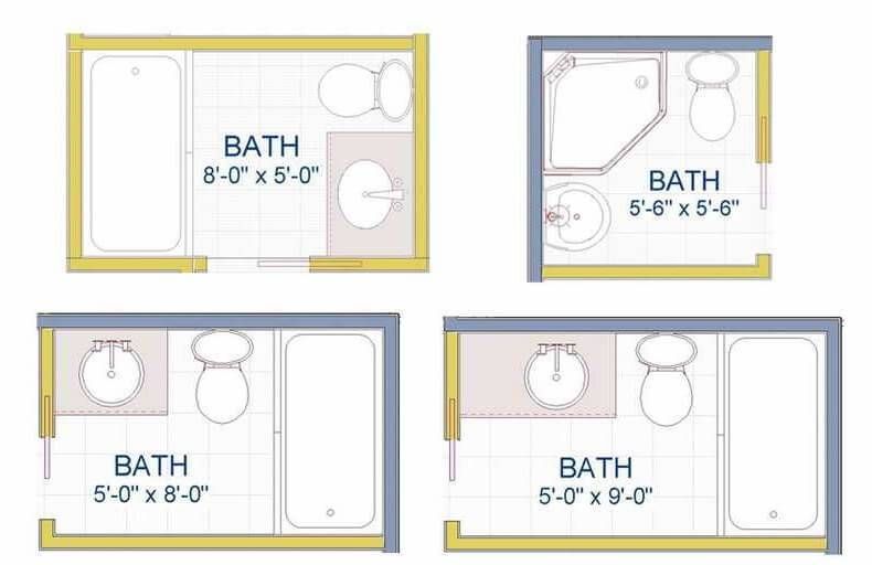 20 Small Bathroom Layout Ideas Magzhouse, Small Bathroom Layout With Shower