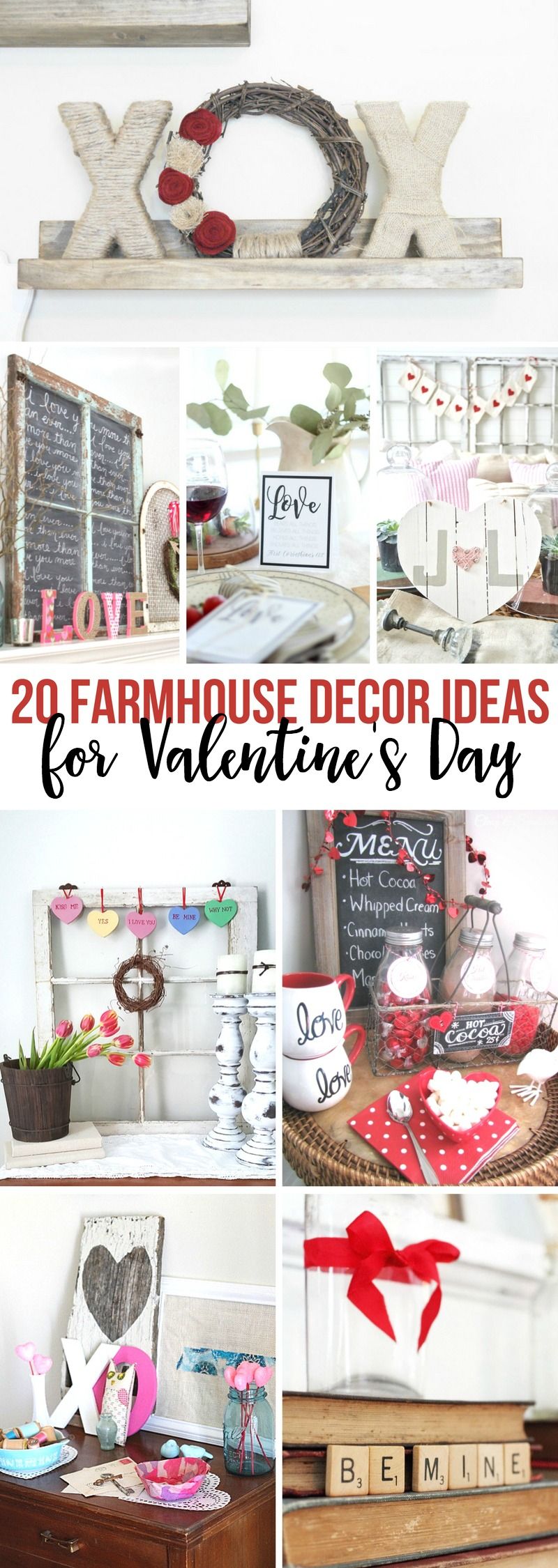 Farmhouse Valentines Day Decor