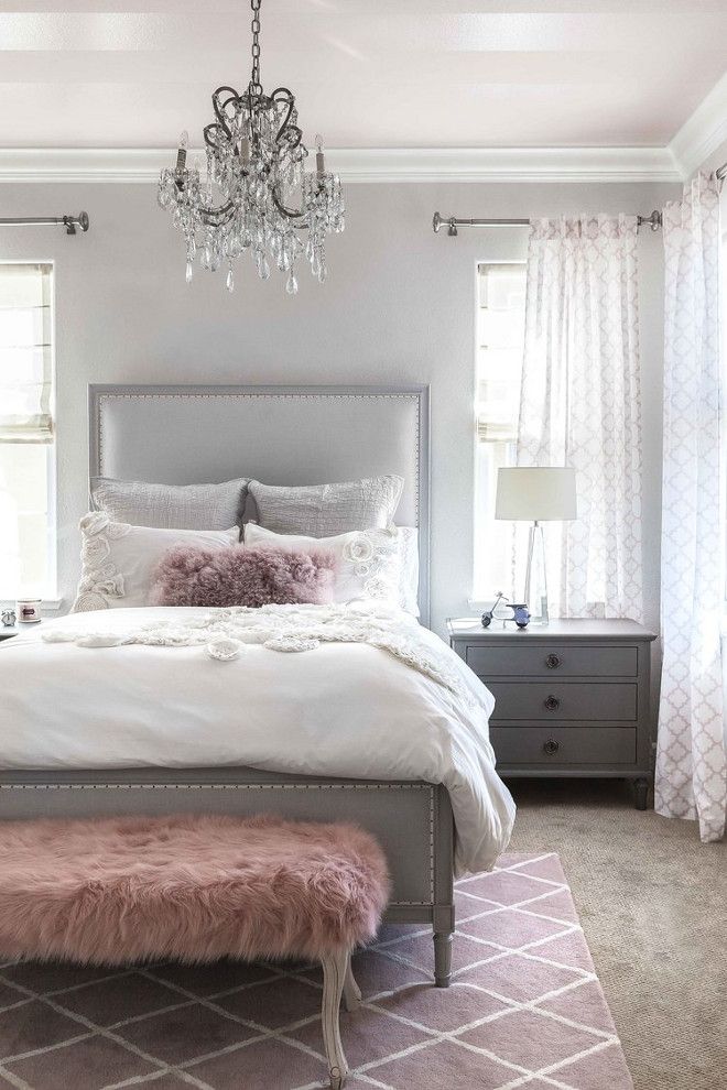 Grey And Pink Bedroom Ideas