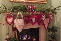 Valentine's Day Fireplace Decor