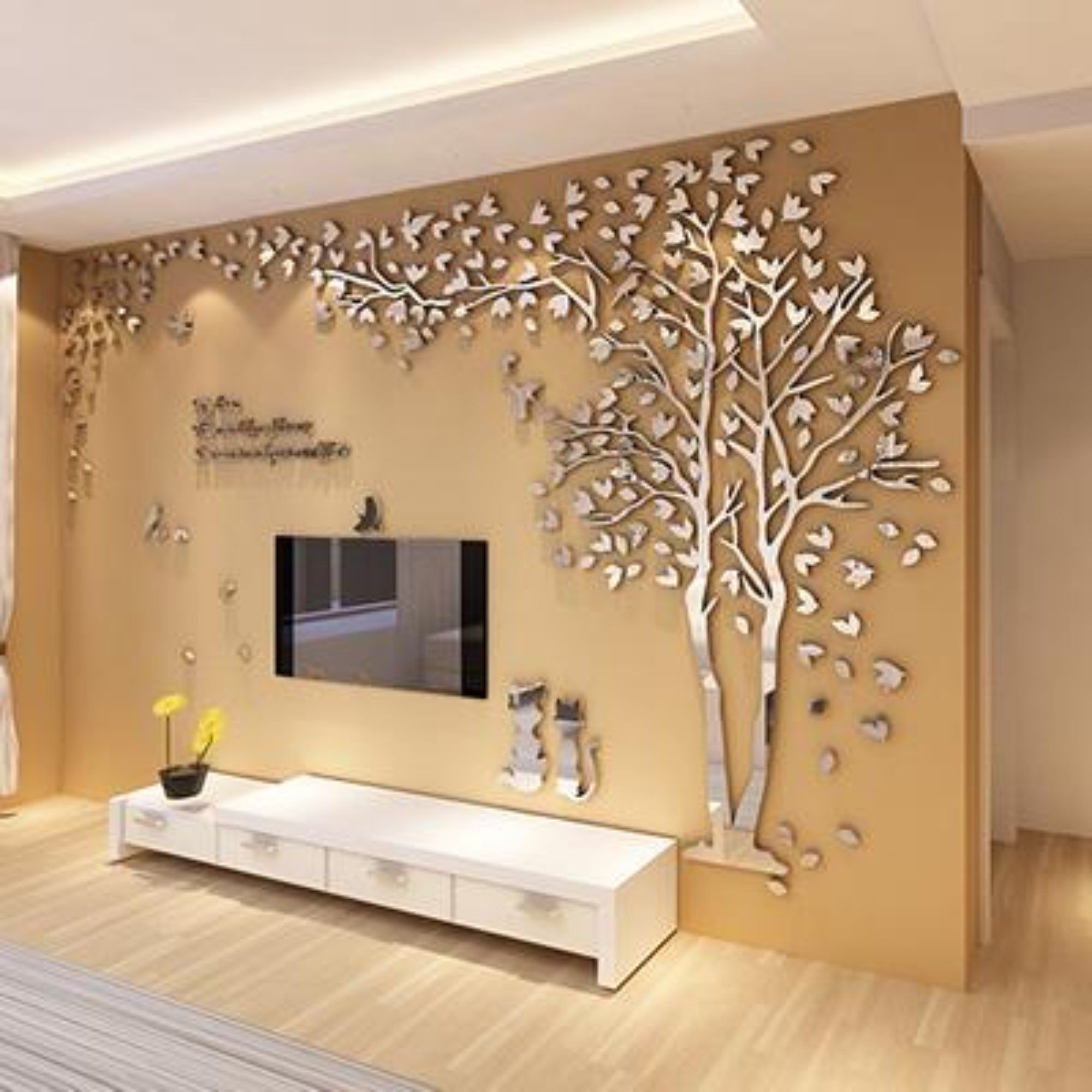 20+ Wall Stickers For Living Room - MAGZHOUSE