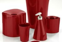 Red Bathroom Accessories