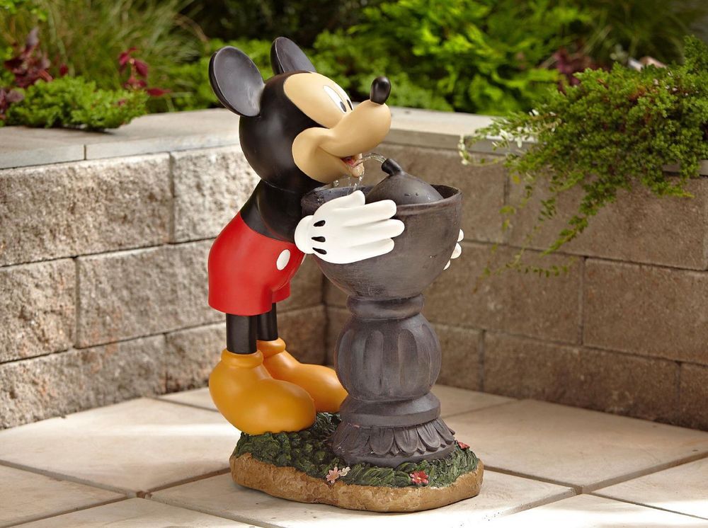 outdoor disney garden statues