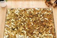 Gold Bathroom Rugs