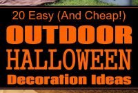 Cheap Outdoor Halloween Decorations