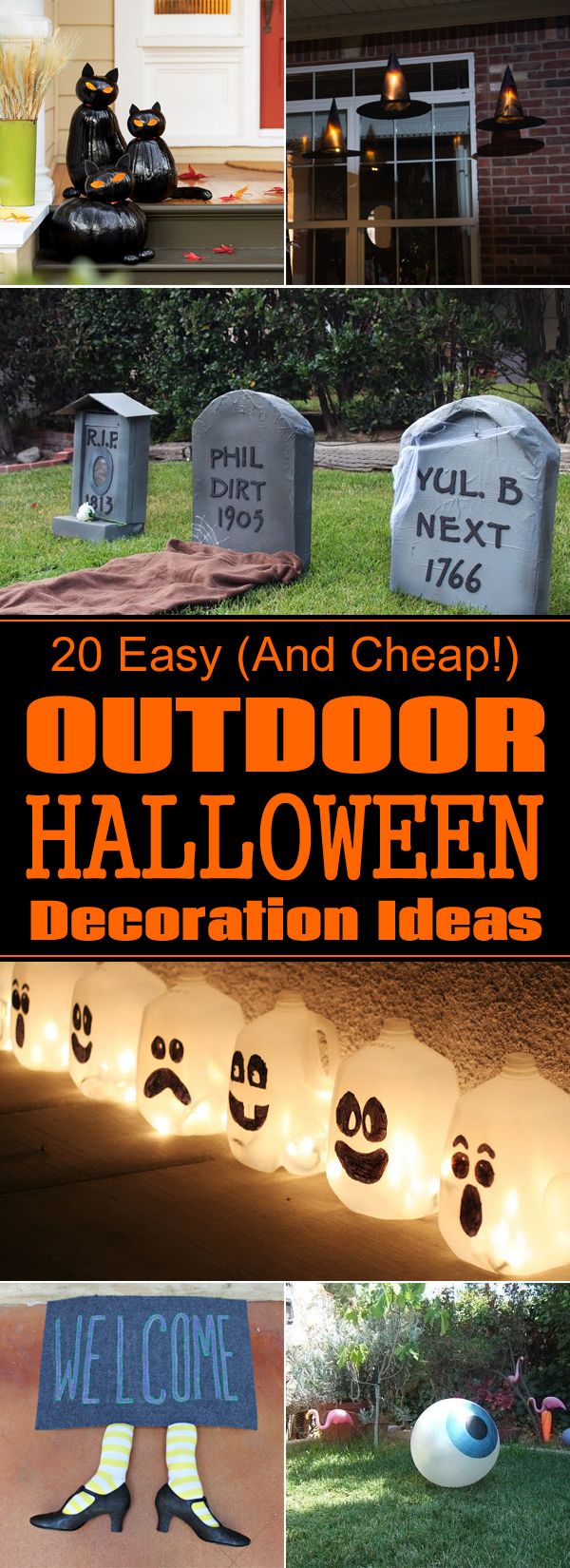 Cheap Outdoor Halloween Decorations