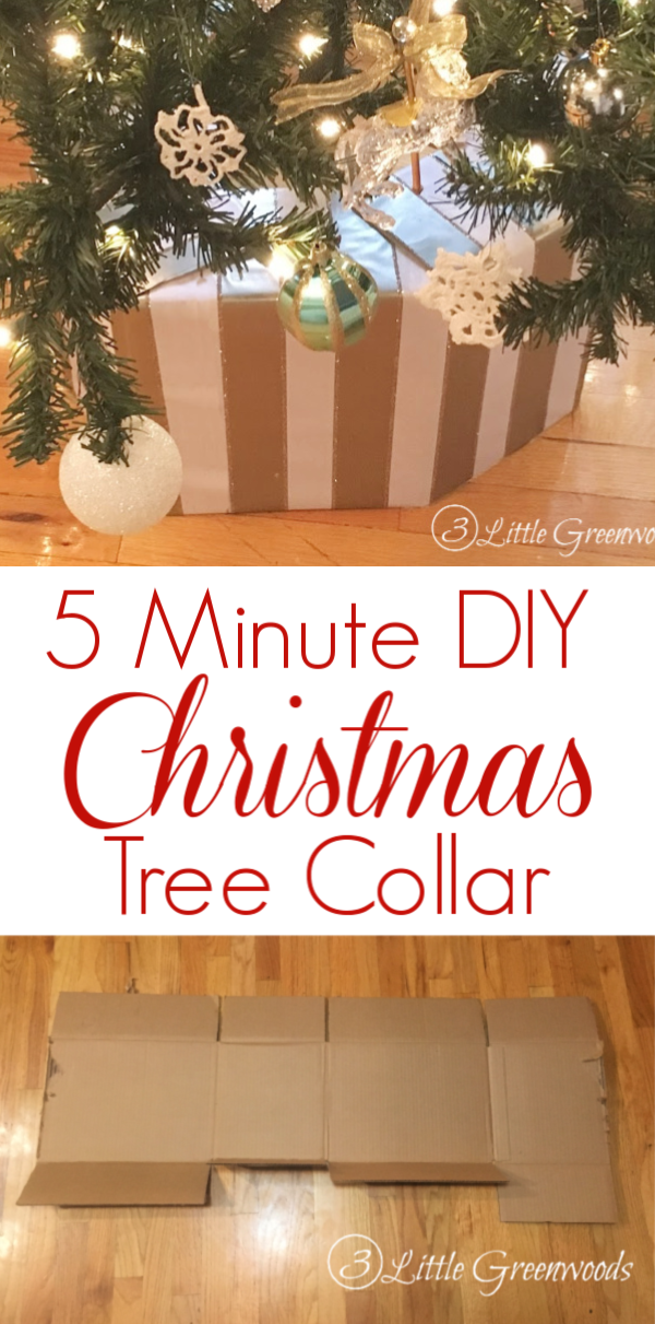 DIY Christmas Tree Collar