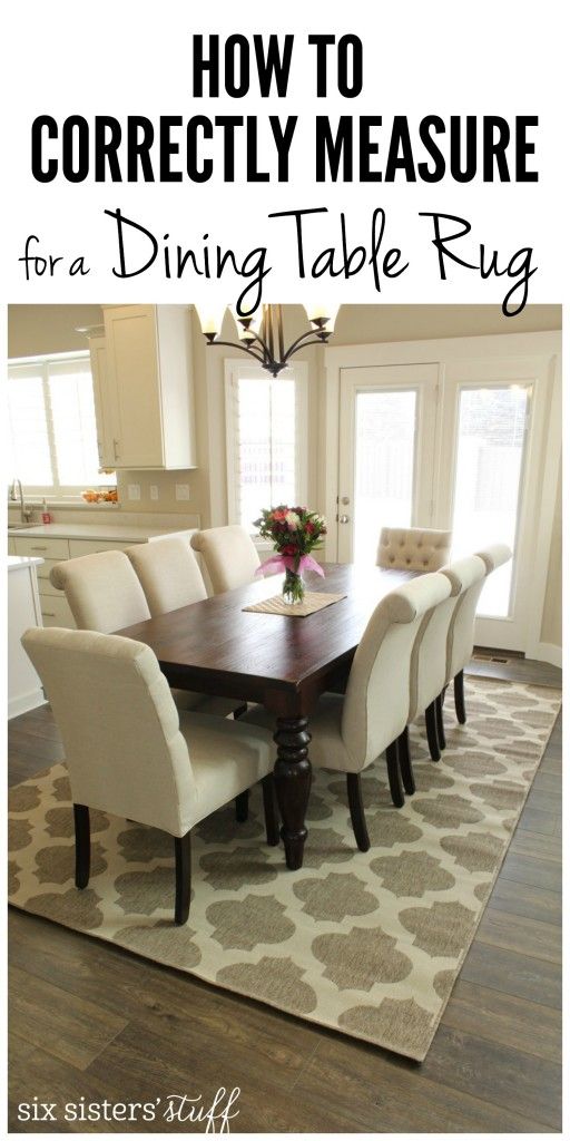 20 Dining Room Table Rug Magzhouse, How To Size A Rug For Dining Room Table