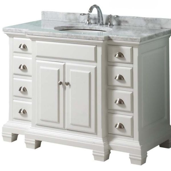 36 Inch White Bathroom Vanity