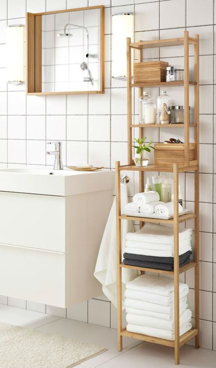 Bamboo Bathroom Shelf