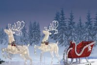 Reindeer And Sleigh Outdoor Decoration