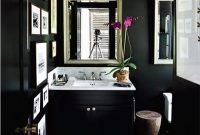 Black Bathroom Walls