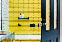Yellow Tile Bathroom