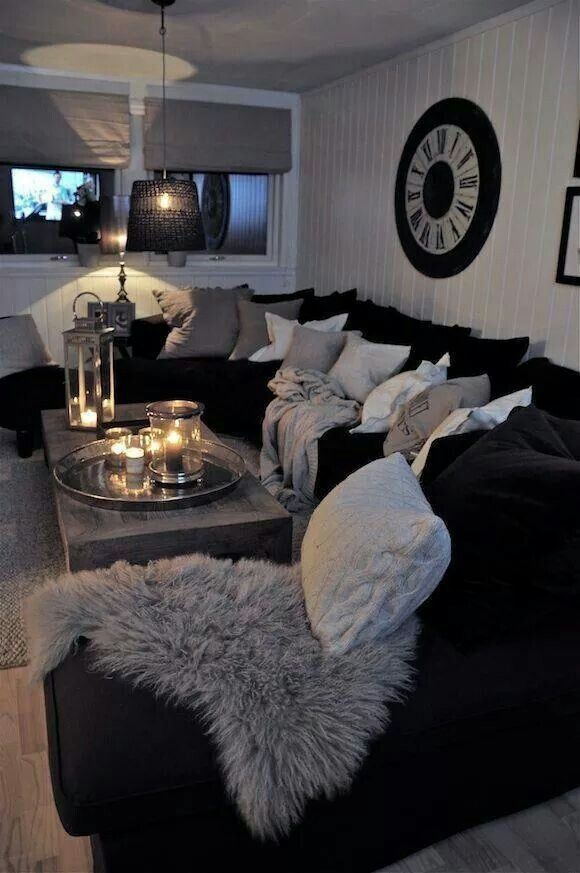 Grey And Black Living Room Ideas