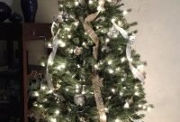 Cascading Ribbon On Christmas Tree