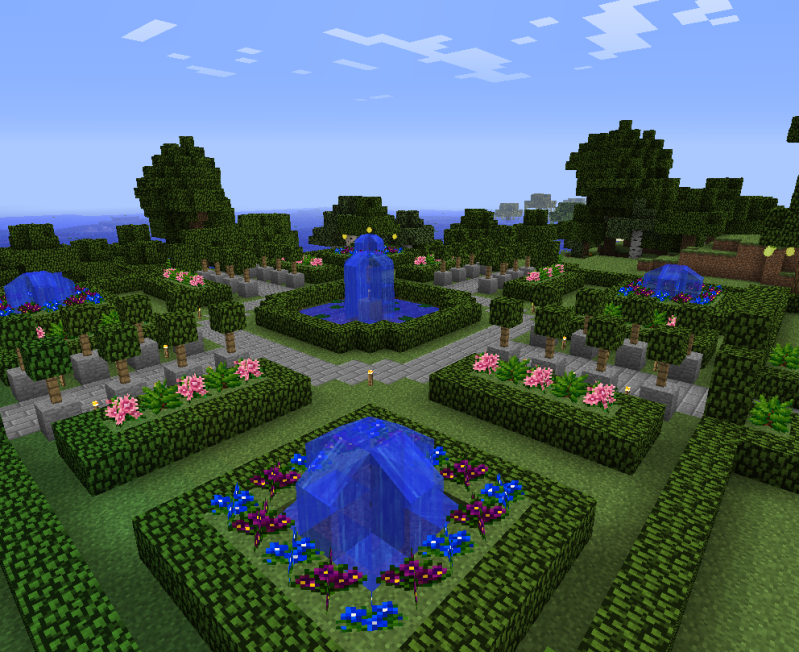 Cool Minecraft Garden Ideas
