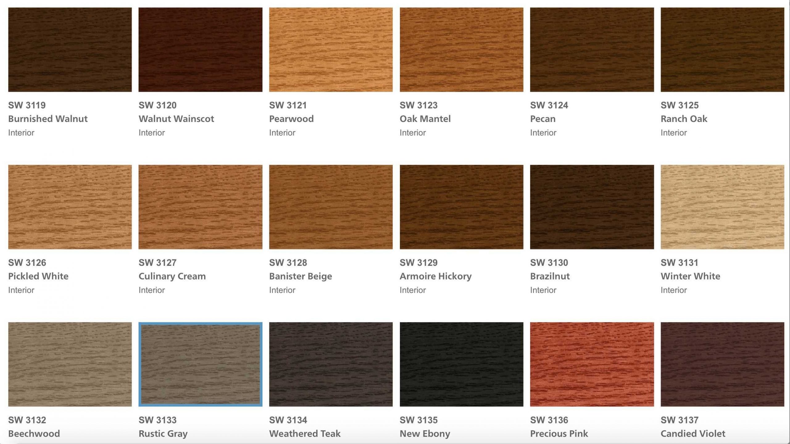 Exterior Stain Colors