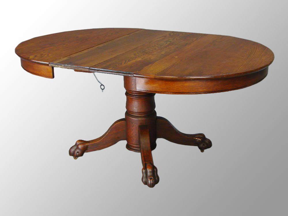 Round Kitchen Table With Leaf
