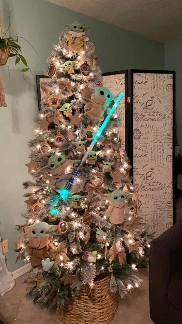 Baby Yoda Christmas Tree