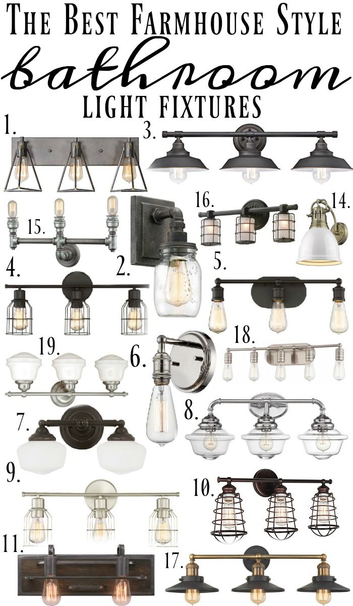 Farmhouse Bathroom Vanity Lights