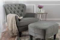 Living Room Chair With Ottoman